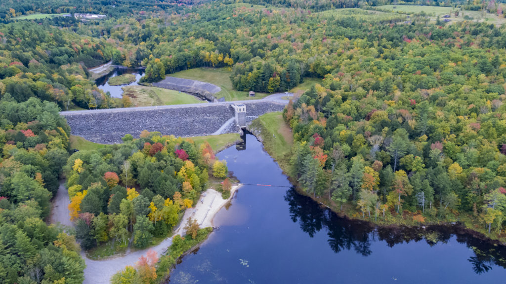 Image of Everett Dam by Drone